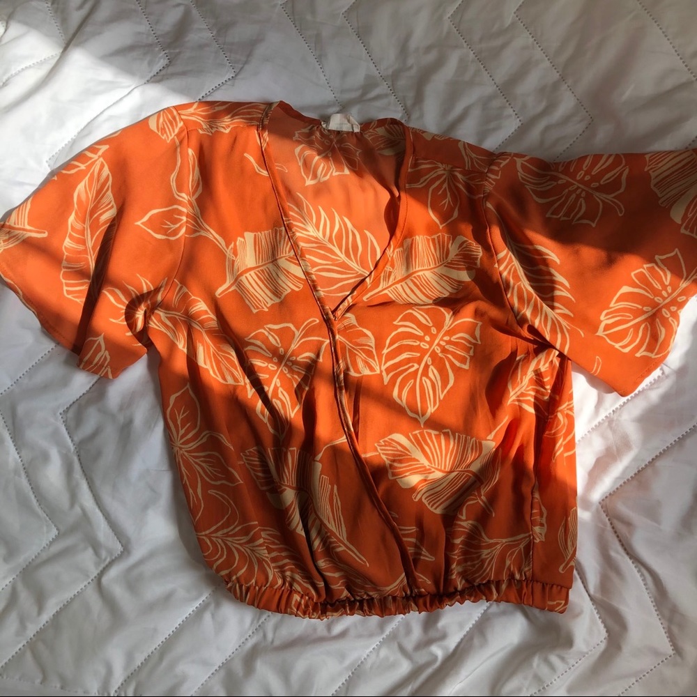 ORANGE BLOUSE 🧡🌿